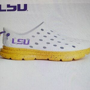 REVIVE New W/O tags 
LSU White and Yellow Slip-On Shoes.